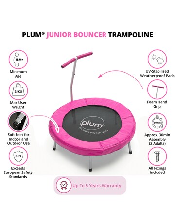 Plum Junior Bouncer - Pink