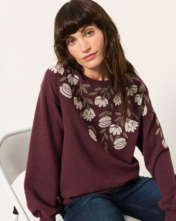 Fatface Alex Flower Embroided