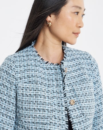 Blue Boucle Jacket