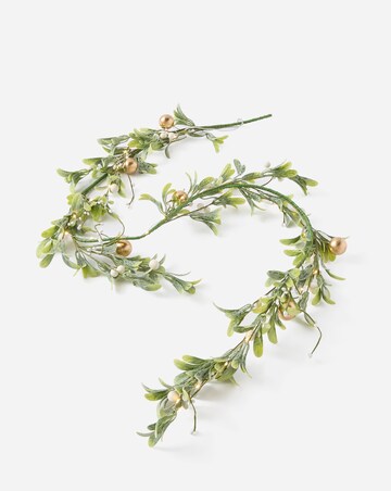 Pre-Lit Mistletoe Garland