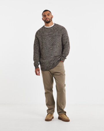 Cotton Twist Crew Neck Jumper