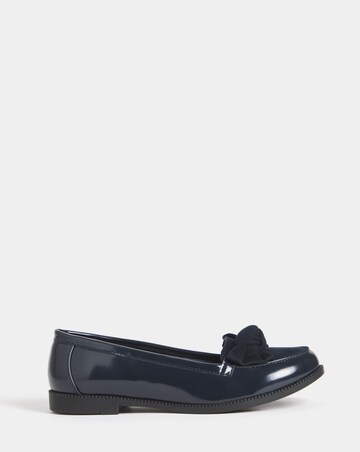 Kinzie Bow Detail Flat Shoes - Wide Fit (E)