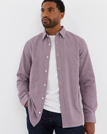 Long Sleeve Cotton Gingham Shirt