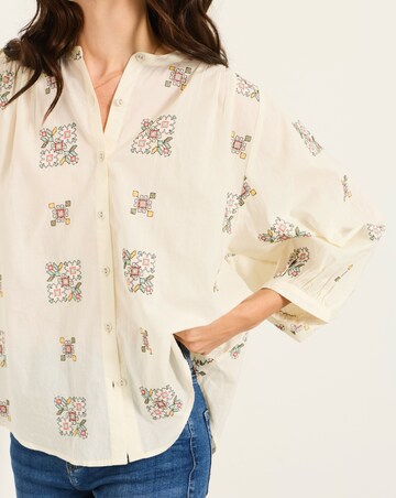 Fatface Ellen Emb Blouse