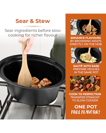 Tower 3.5L Sear & Stew Slow Cooker