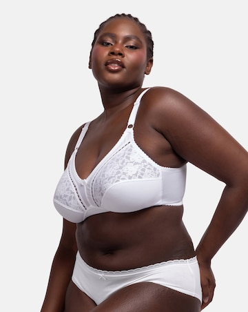 Dorina Curves Classics Madeline Full Cup Non Wired Bra White