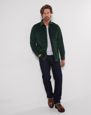 Joe Browns Cool in Cord Overshirt - Olive