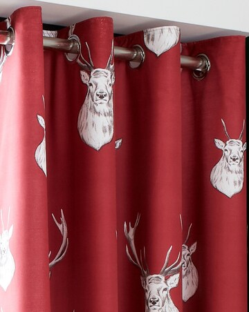 Catherine Lansfield Munro Stag Curtains