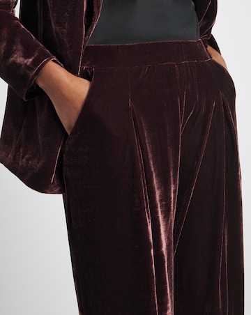Joanna Hope Velvet Straight Co ord Trouser