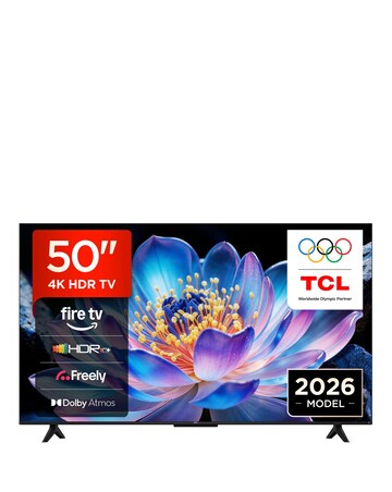 TCL 50V6D-UK 50in 4K HDR10+ Dolby Atmos Smart Fire TV