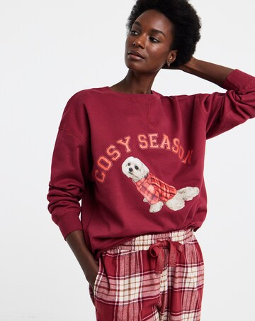 Pretty Secrets Dog Graphic Check Pyjama Set