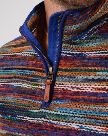 Joe Browns Fabulous Flash Stripe Funnel Neck Top- Multi