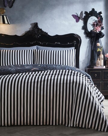 Fusion Bows Noir Duvet Cover Set