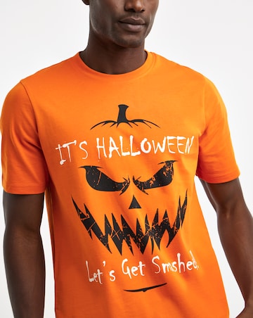 Pumpkin Halloween Graphic T-Shirt LONG