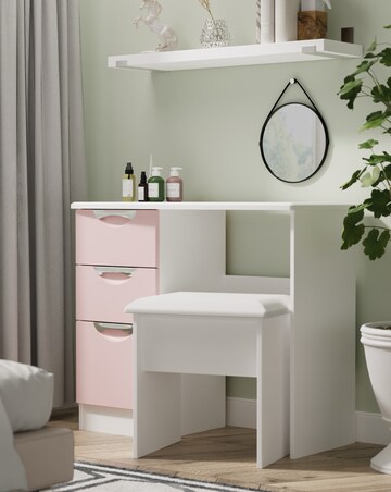 Haydn Ready Assembled 3 Drawer Vanity - Kids