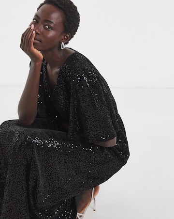 Twisted Wunder Velvet Sequin Maxi Dress