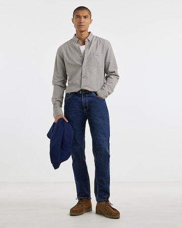 Long Sleeve Cotton Gingham Shirt