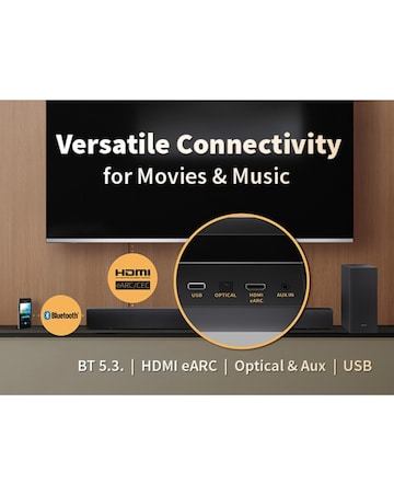 Sharp 330W 2.1 Dolby Atmos Soundbar