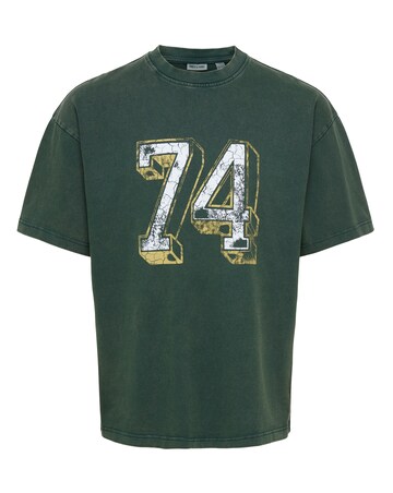 Only & Sons Dunham Washed Loose Fit T-Shirt - Pine Green