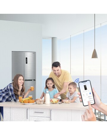 Midea Multi-Door Fridge Freezer - Inox + Installation