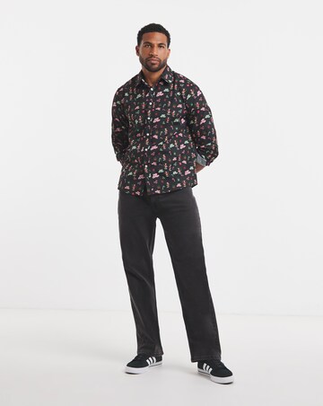 Long Sleeve Christmas Printed Shirt
