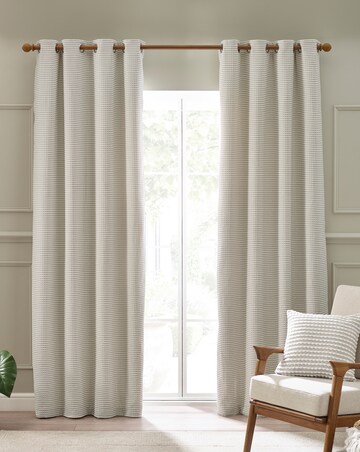 Catherine Lansfield Stab Stitch Curtains