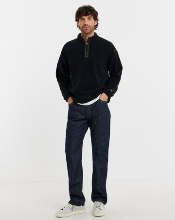 Levi's Redwood 1/2 Zip Fleece - Black