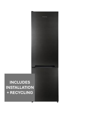 Russell Hobbs RH180FFFF551E1DS 70/30 Fridge Freezer Dark Steel + Install