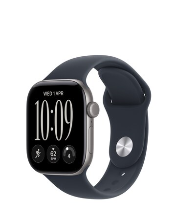 Apple Watch Series 12 GPS + Cellular 42mm - Space Grey Aluminium/Navy Blue - S/M