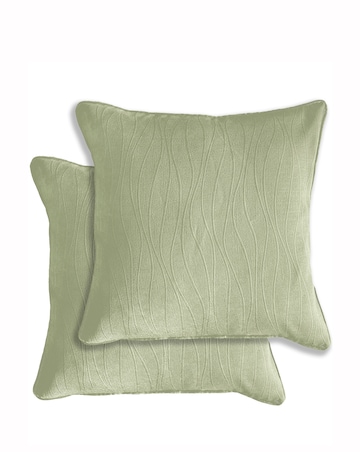 Goodwood Embossed Pair of Cushion Covers