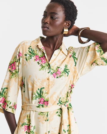 Belted Shirt Dress