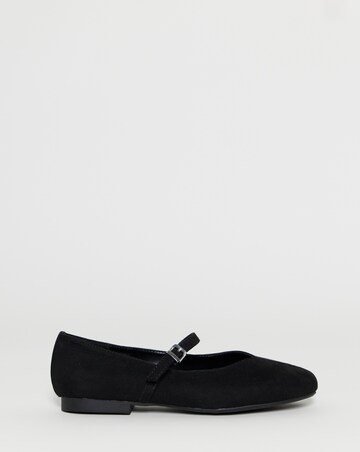 Morgan Classic Flat Mary Jane Shoes - Wide Fit (E)