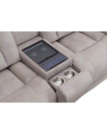Jago Power Recliner 2 Seater Sofa Console, Temperature Control & Immersive Sound