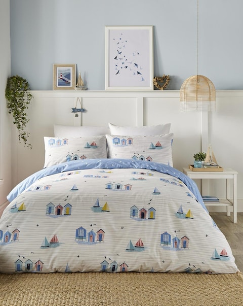 Fusion Beach Huts Duvet Cover Set