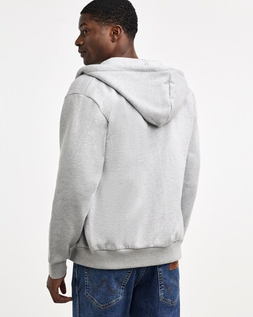 Lacoste Classic Zip Through Hoodie - Grey Marl