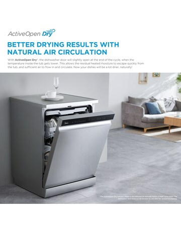 Midea Dishwasher - White + Installation