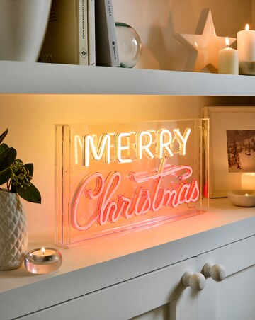 Merry Christmas Neon Sign