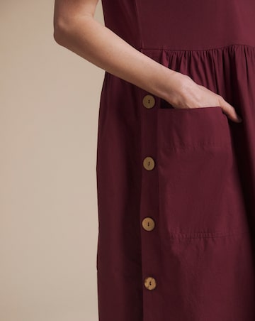 Julipa Button Detail Midi Dress