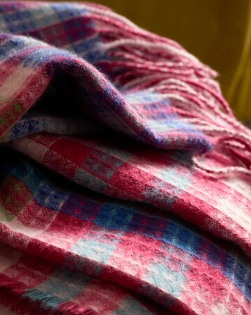 Sophie Robinson Darling Waffle Check Throw