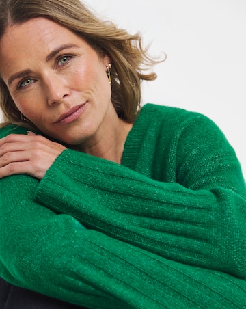Sponge V Neck Jumper