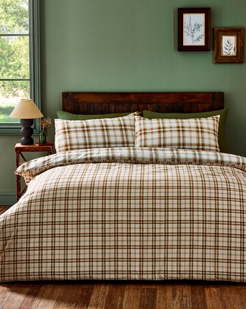 Catherine Lansfield Kelso Check Duvet Cover Set