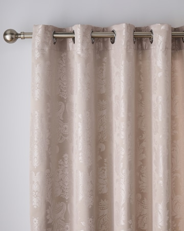 Catherine Lansfield Damask Jacquard Curtains