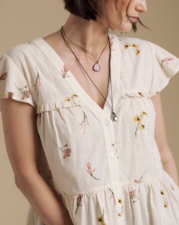 Julipa Lace Trim Peplum Blouse