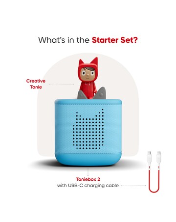 Toniebox 2 Sky Blue Starter Set Creative Tonie Rubie