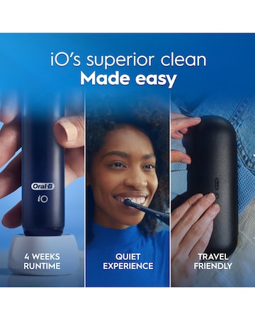 Oral-B iO2 Series Night Black + Travel Case