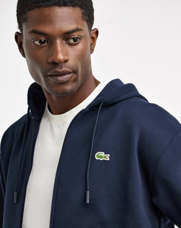 Lacoste Classic Zip Through Hoodie - Navy