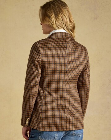 Joules Albury Check Jersey Blazer