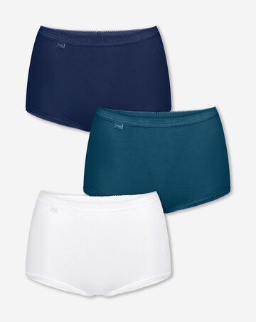 Sloggi 6Pack Basic Maxi Knicker Blue Multi