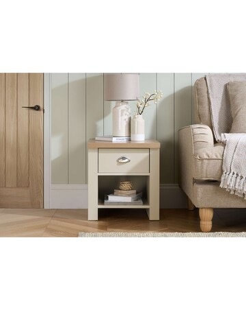 Highgate 1 Drawer Lamp Table