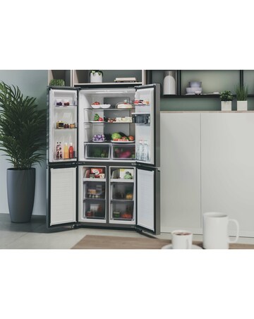 Hoover H FRIDGE 700 MAXI HHCR3818EWPL Total No Frost Fridge Freezer Inox Install